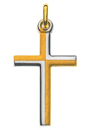 ANHÄNGER KREUZ , 20X13MM - Anhänger - gelbgold