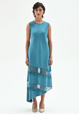 LONGU CON INSERTI IN - Robe longue - blu/ottanio