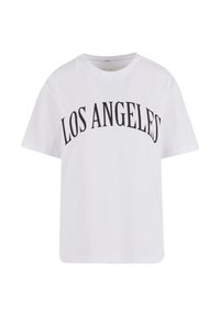 LOS ANGELES CITY WORDING - Marškinėliai su spaudiniu - white