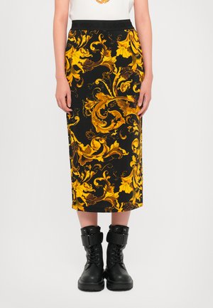 A-line skjørt - black/gold-coloured