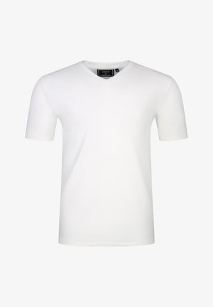 SIKSILK, V-NECK - T-Shirt basic - white