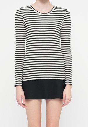 Langærmet T-shirt - black