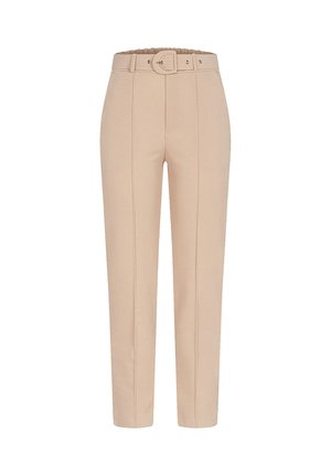 Cloud 5ive, LOUD5IVE HOSE INKL. GÜRTEL MIT TEILUNGSNÄHTEN - Bukser - beige