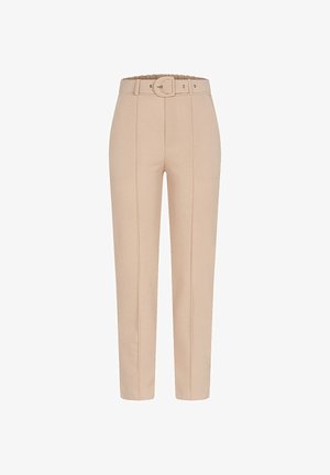 Cloud 5ive, LOUD5IVE HOSE INKL. GÜRTEL MIT TEILUNGSNÄHTEN - Püksid - beige