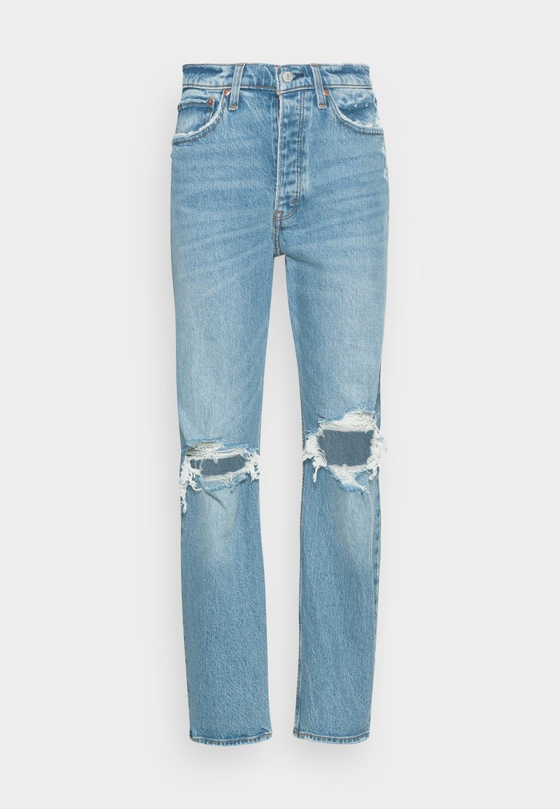 Abercrombie & Fitch Relaxed fit jeans blauw denim/bluedenim Abercrombie & Fitch Relaxed fit jeans blauw denim/bluedenim