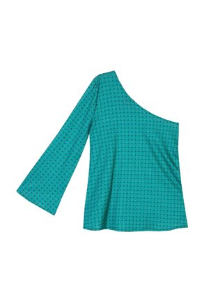 ASIMÉTRICA ESTAMPADA - Blouse - verde