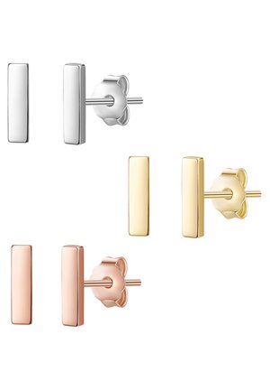 3ER SET - Naušnice - silber- und gelbgoldfarben/roségold-coloured