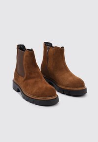 Sandra Fontán LOMCOCHE - Plateaustiefelette - camel