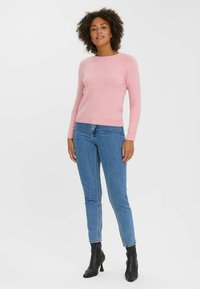 Vero Moda VMDOFFY O-NECK - Trui - wild rose