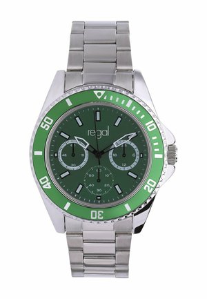 MINIMALISTIC - Chronograph - silver silver green