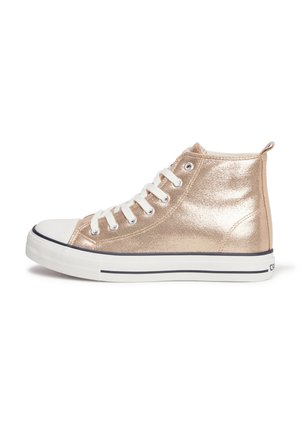 Sneakers hoog - yellow gold