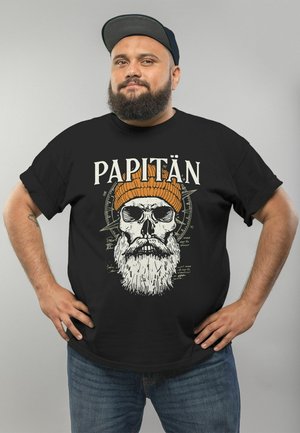 Print T-shirt - schwarz