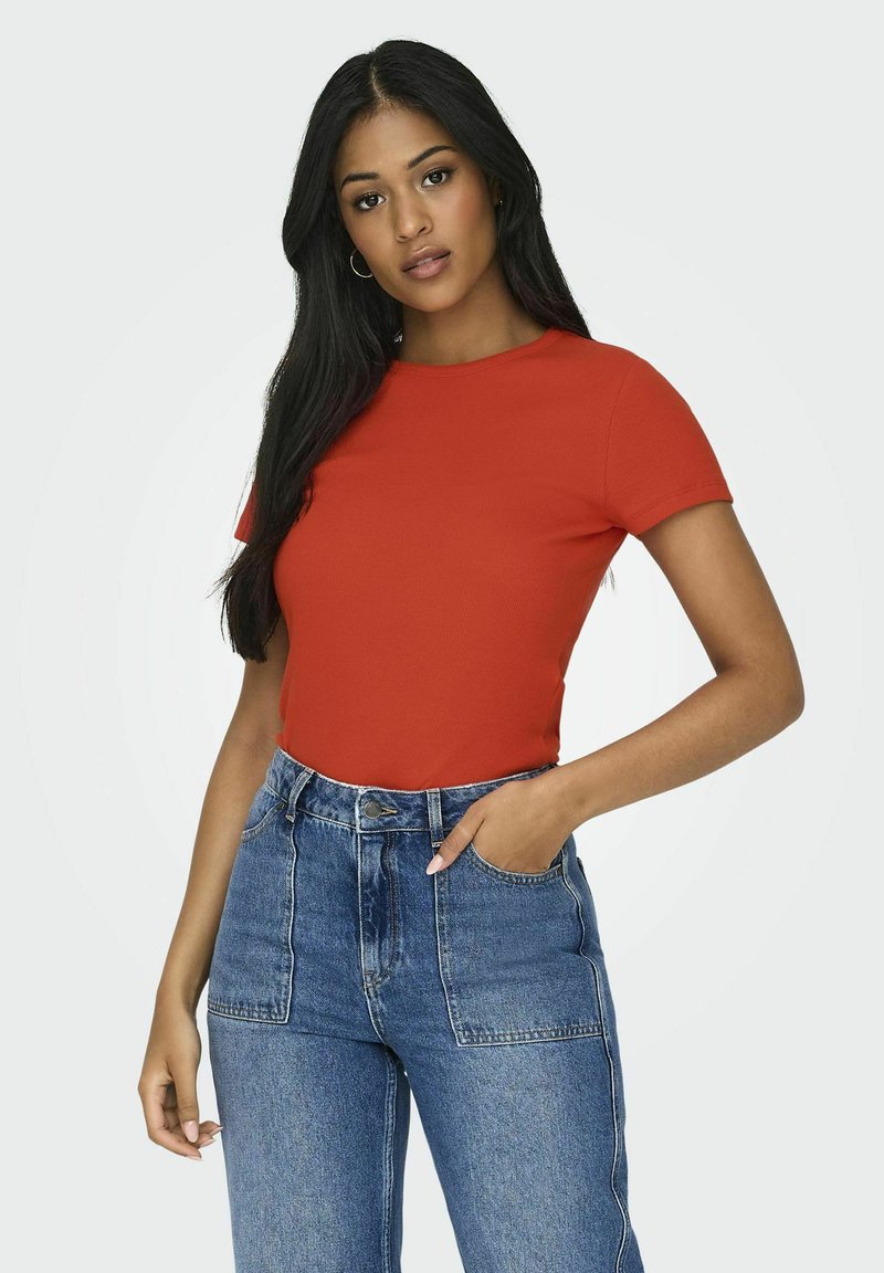 JDY MODISCHES GESTREIFTES JDY - T-shirt print - fiesta