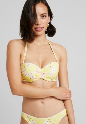 WIRE BANDEAU - Haut de bikini - yellow