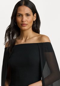 Lauren Ralph Lauren CAPE CHIFFON OFF THE SHOULDER GOWN - Společenské šaty - black