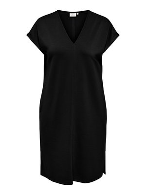 ONLY Carmakoma KLEID CARLISE MIDIKLEID - Jerseykjole - black