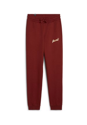 SCRIPT - Träningsbyxor - intense red gold foil