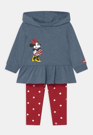 HOODIE SET - Legíny - navy heather