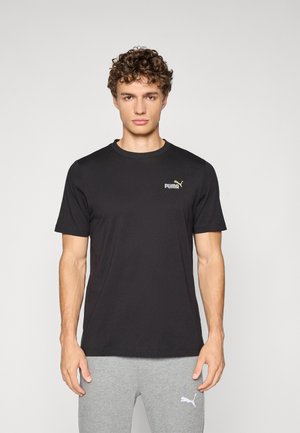 COLOR SMALL LOGO TEE - Basic T-shirt - black/green moon