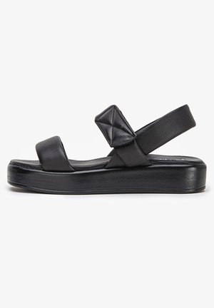 Plateausandalette - black