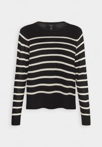 Vero Moda NOVA LS O-NECK GA NOOS - Pullover - black/birch