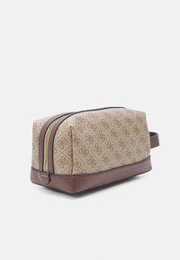 Guess VEZZOLA SMART BEAUTY CASE UNISEX - Toalettmappe - beige/brown