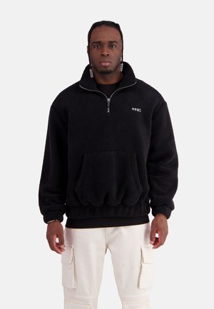 Fleecepullover - black onyx