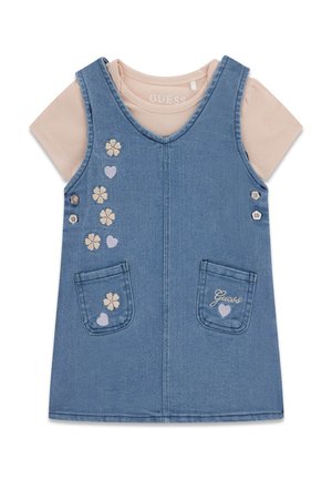 Guess BODYSUIT UND KLEID-SET - Jeanskleid - hellrose