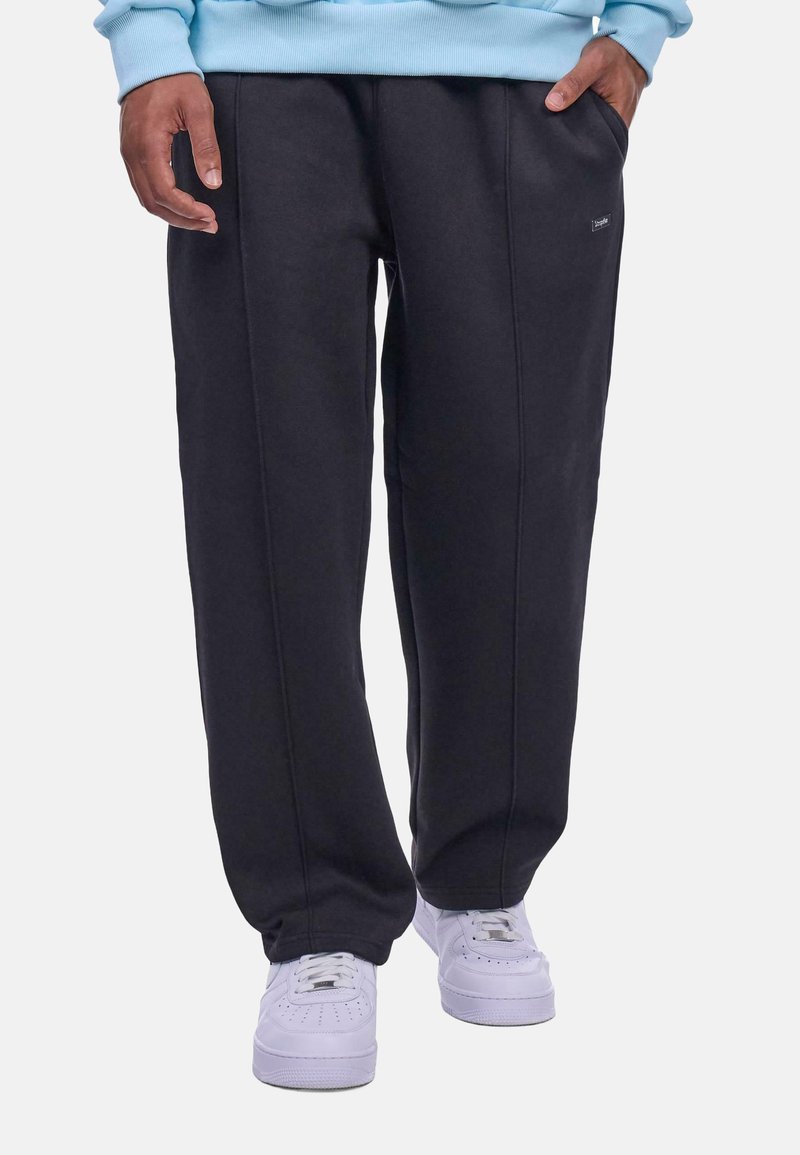Dropsize STRAIGHT LEG JOGGER - Tracksuit bottoms - black