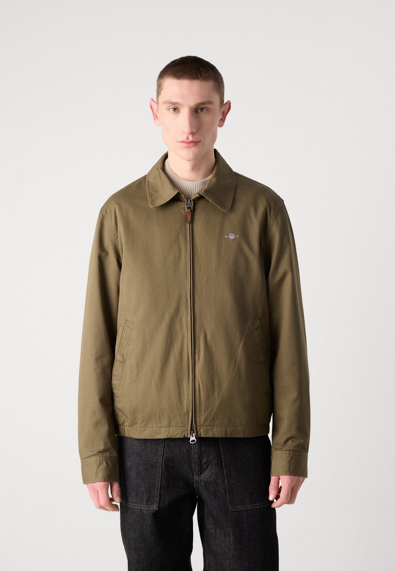 GANT WINDCHEATER JACKET - Lehká bunda - juniper green