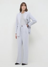 Calliope STRAIGHT - Stoffhose - grigio medio melange