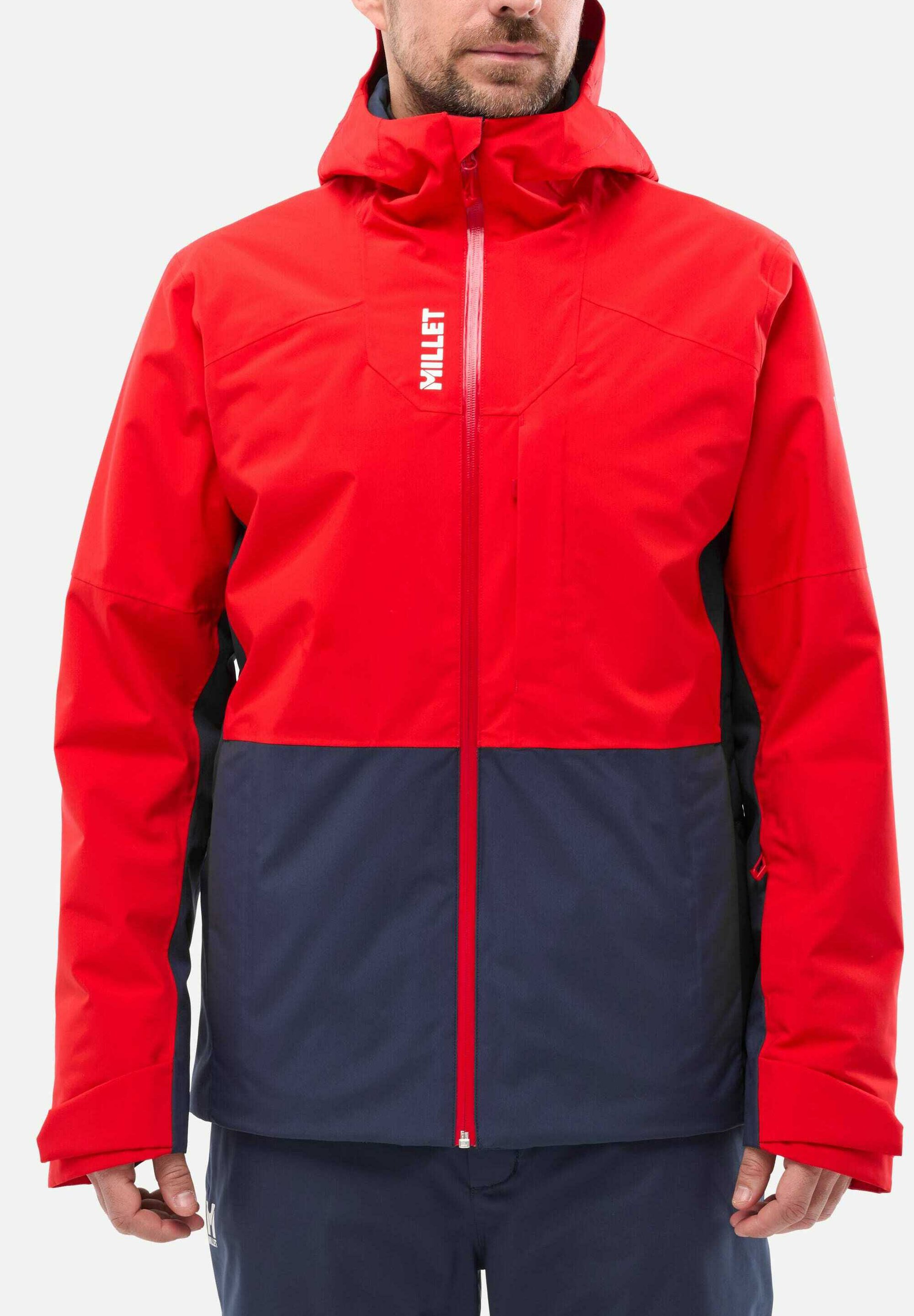 Millet M White 3L Jacket M Deep Red/Saphir Toerski jassen