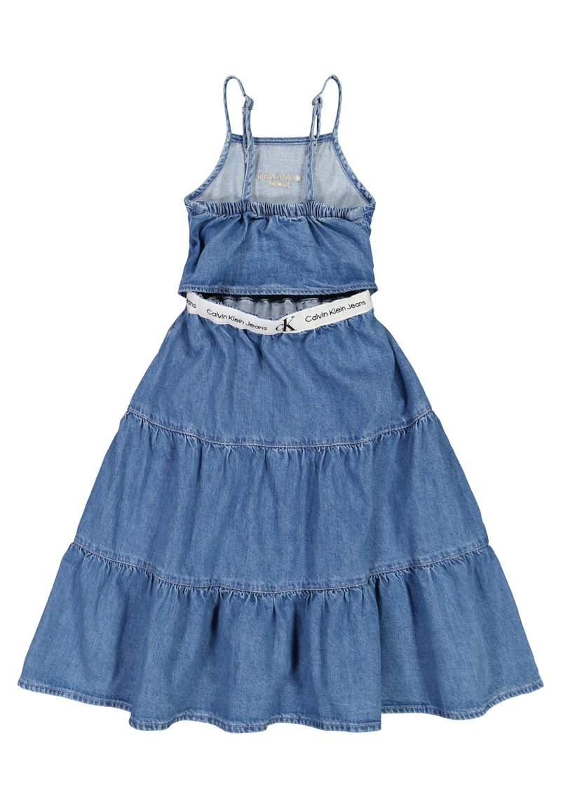 Kinder Freizeitkleider | Calvin Klein Jeans Jeanskleid denim/blue denim - BB97161 Kinder Freizeitkleider | Calvin Klein Jeans Jeanskleid denim/blue denim - BB97161