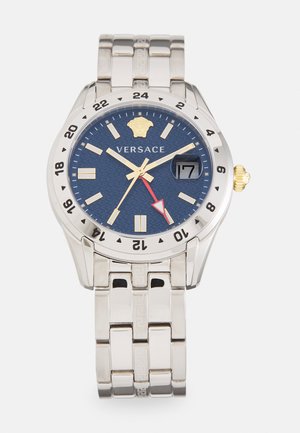 Versace Watches GRECA TIME - Klokke - silver-coloured/blue