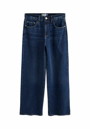Next, REGULAR FIT - HIGH RISE CITY WIDE LEG JEANS - Wide leg - dark blue