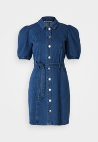 ONLVIBBE BELT DRESS - Jeansklänning - medium blue denim