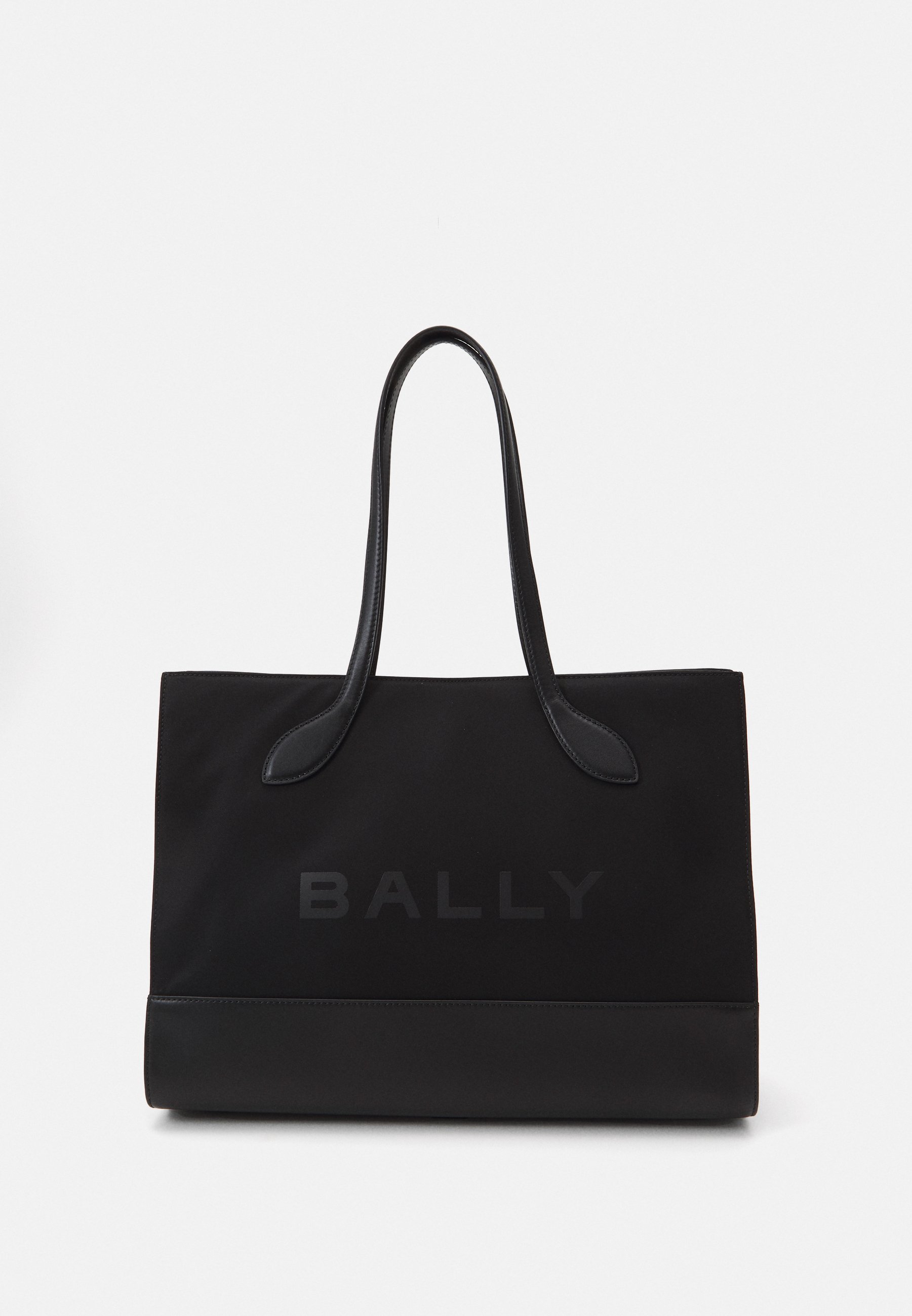 トートバッグ BALLY Bar Keep On shopper White/Black Bally BAR KEEP ON - Tote bag - natural/black/oro/white