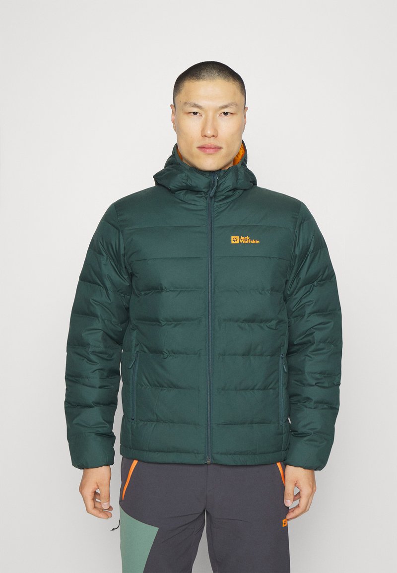 Jack Wolfskin ATHER - Gewatteerde jas - evergreen