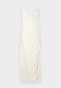 Cowl Neck Draped Maxi Dress - Festklänning - snow white