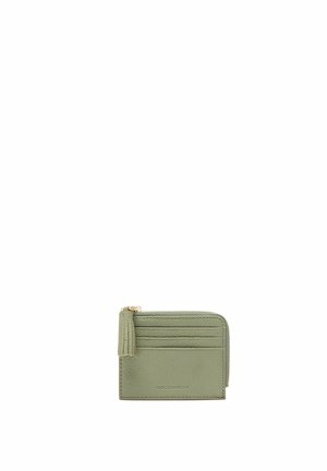 METALLIC TASSEL CARD HOLDER - Portefeuille - greenery