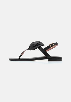 JUDY - T-bar sandals - black