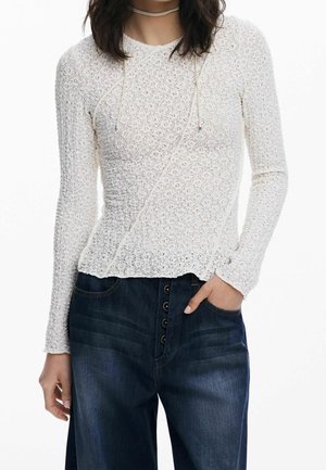Desigual, T-shirt à manches longues - off-white