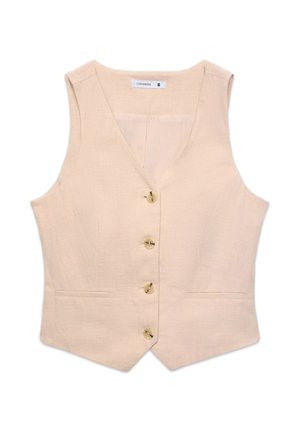 Terranova, UNITA CON SCOLLO A V - Smanicato - beige chiaro