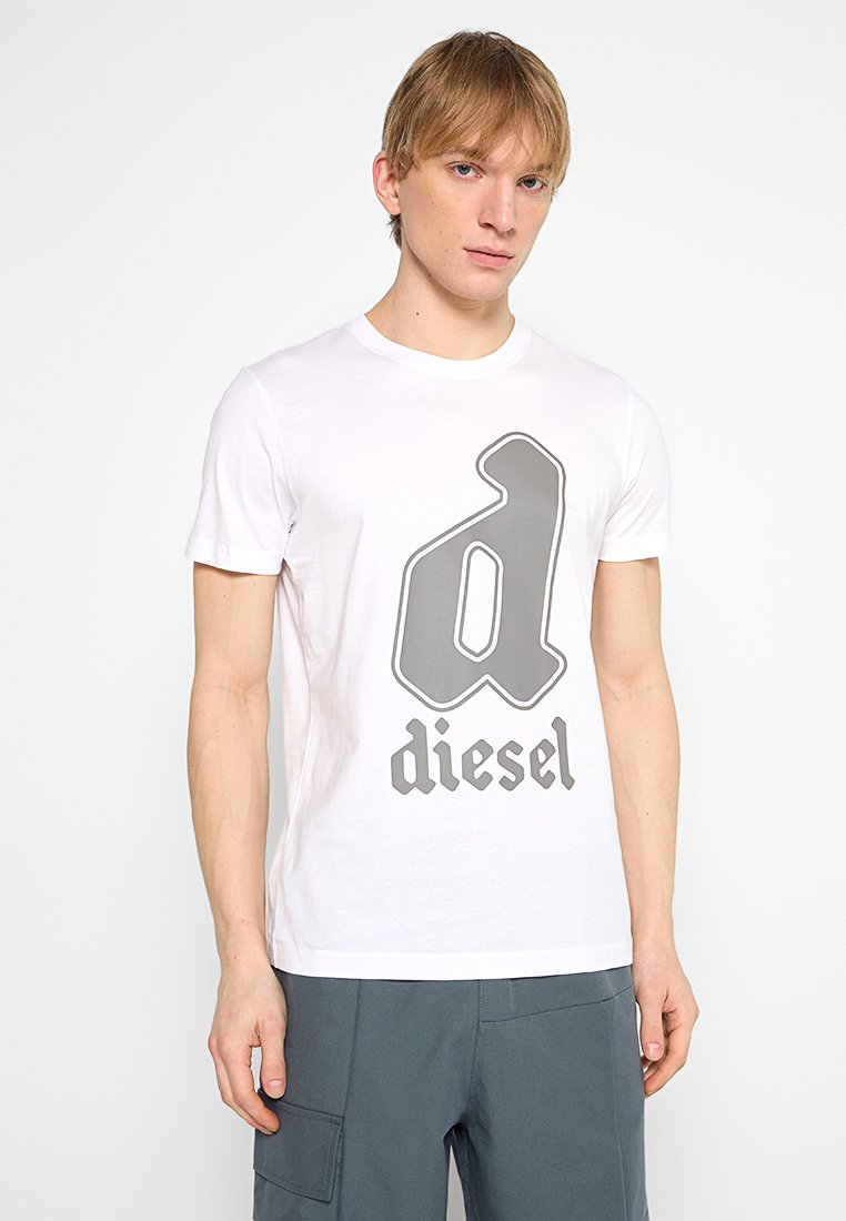 Diesel T-shirt print wit