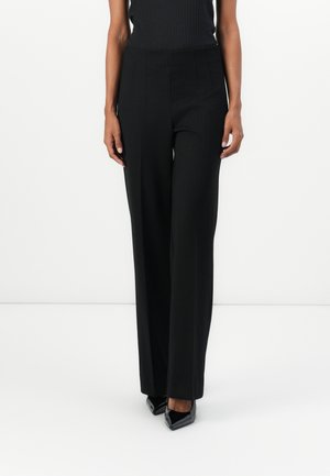 OLANA WIDE PANTS - Kalhoty - black