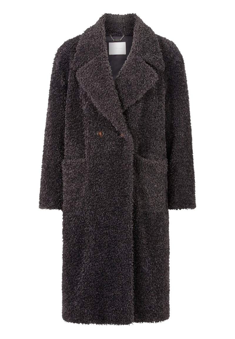 Rich & Royal TEDDY MIT REVERS - Wintermantel - anthracit grey/grau  