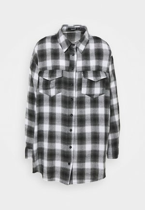 BRUSHED OVERSIZED BASIC - Skjorte - grey