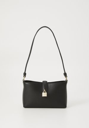 AUTOGRAPH PADLOCK POUCH - Käsilaukku - black