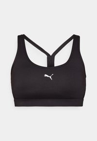 Medium support sports bra - black