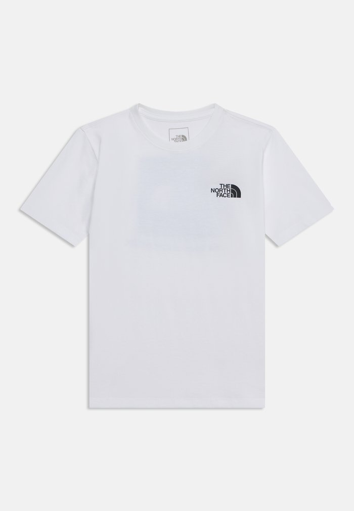 The North Face TEEN EVOLUTION BOX UNISEX - Print T-shirt - white